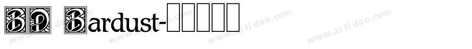 BD Bardust字体转换